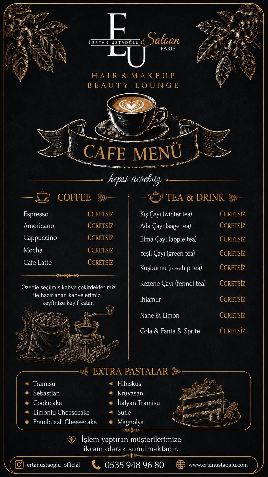 Cafe Menüsü